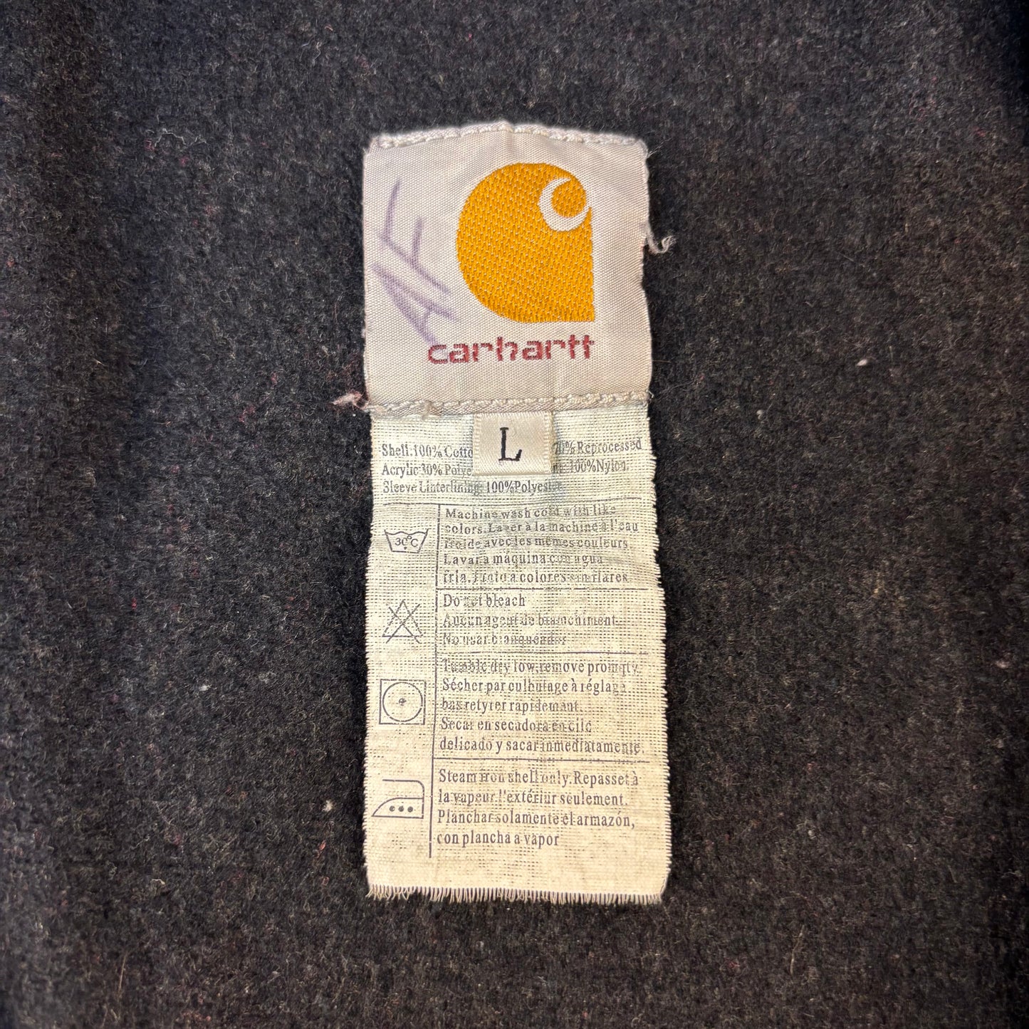 Carhartt Detroit Jacket Black Large