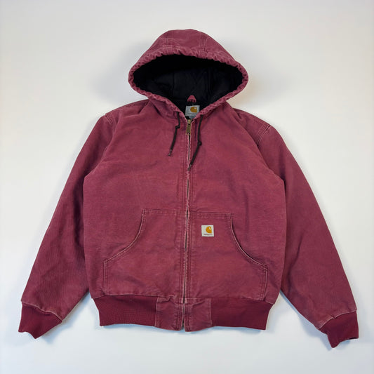 Pink Carhartt Hooded Jacket Small